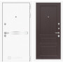 Входная металлическая дверь Line White 03 - Орех премиум