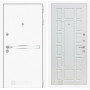 Входная металлическая дверь Line White 12 - Беленый дуб