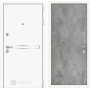 Входная металлическая дверь Line White 24 - Бетон светлый