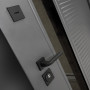 Входная металлическая дверь ФРОСТ с терморазрывом и стеклопакетом